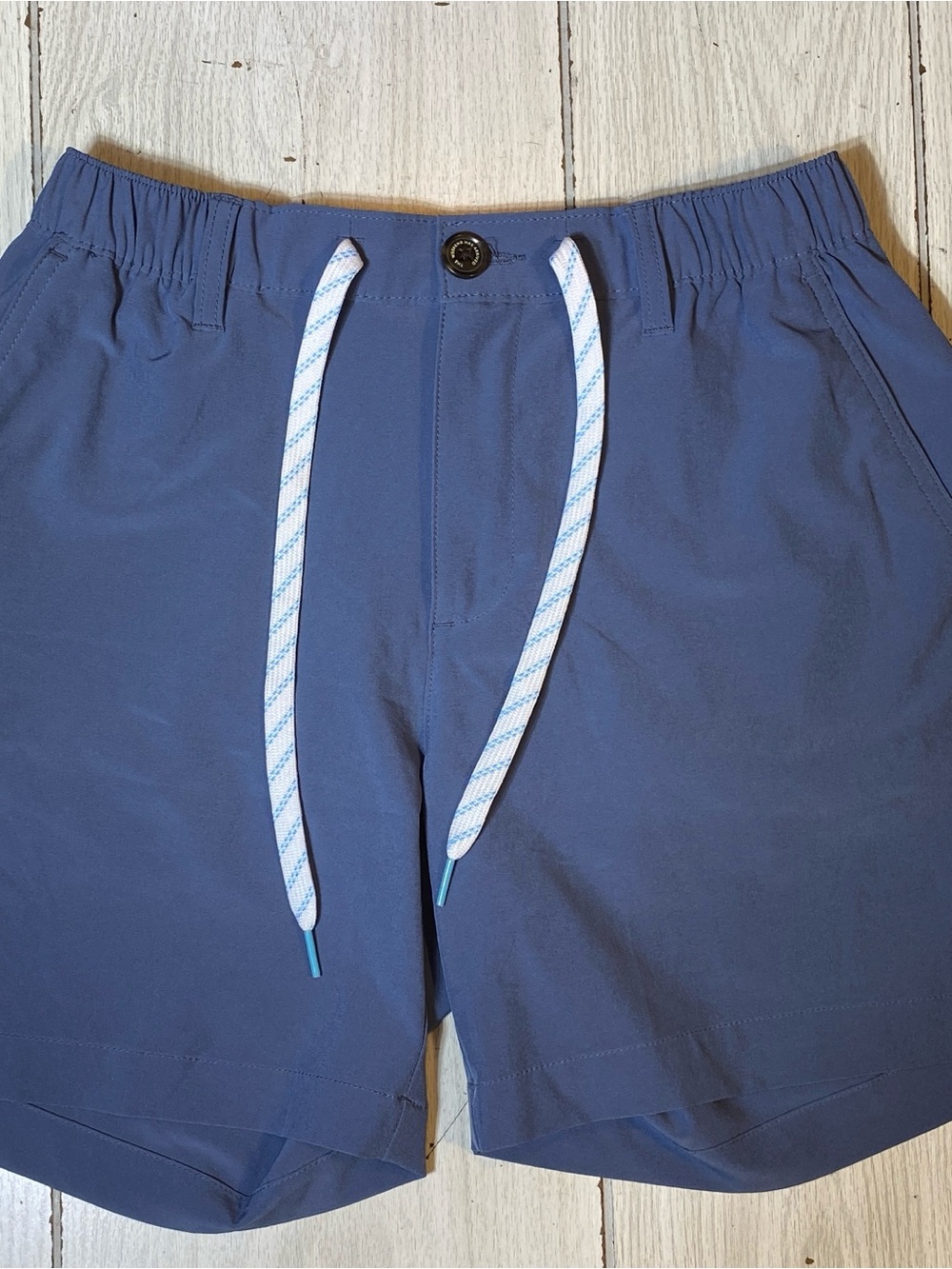 Chubbies Men's Everywear Performance Shorts Blue Size Small Elastic Drawstring